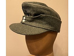 Feldmütze Infanterie Offizier Wehrmacht komplett Kopie WH WK2 Reenactment