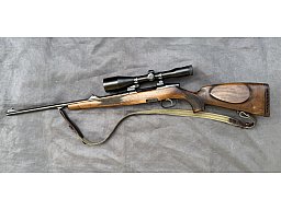Original Steyr Mannlicher M Kal. 7x64 mit Docter 8x56M mit Leuchtpunkt und EAW Schwenkmontage