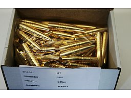100 x L.O.S. LOS CERKNO HT HUNTER TACTICAL Bleifrei Jagd Geschosse .284 7mm 7x64 145gr 9,4g Solid