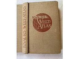 Dt.Reich Knaurs Welt Atlas Arktis Norwegen Afrika 1935 No Säbel Bajonett