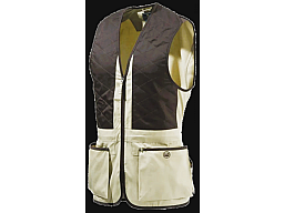 Beretta Schießweste Modell "Trap Cotton SMU" - NEUWARE - beige/braun