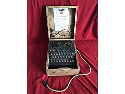 Enigma M3 Chiffriermaschine 3 Walzen als Nachbildung Deutsches Reich Marine
