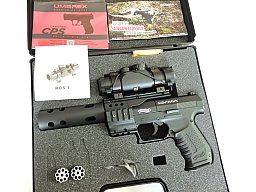 Umarex Walther P99 Nighthawk 4,5mm mit Red-Dot Optik CO2 ---NEUWARE!!!---
