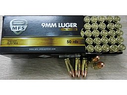 Munition MFS 9mm LUGER / PARA 9x19 VMJ