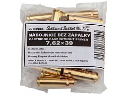 20 Stück S&B | Sellier&Bellot Wiederladehülsen S+B 7,62x39 | Boxer ohne Zündhütchen
