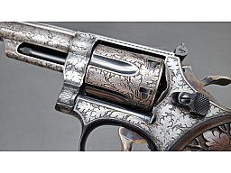 Smith & Wesson Revolver mit Vollgravur - exklusive Seltenheit für Sammler und Liebhaber