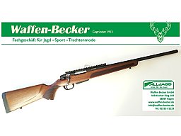 Repetierbüchse Brenner BR20 Kal. .308Win. LL:51cm M15x1 Mündungsgewinde, Holzschaft -VORFÜHRWARE-