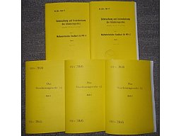 5 Hefte MG42 Beschreibung Dienstanweisung H.Dv.216 & H.Dv.181 Waffentächnisches Hanbuch von 1944