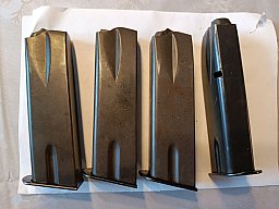 4 Stück Mauser 90 DA DA90 M90, FEG P9R magazine 15 Schuss 9x19