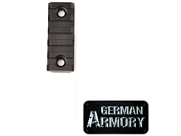 Picatinnyrail Picatinnyschiene Shorty für Keymod Systeme 5 Slots AR15 AR10 AK47 tactical AK74