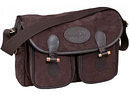 Parforce Jagdtasche Leder - Lautlose Jagdtasche aus weichem Büffel-Nubukleder UVP 129,99 €