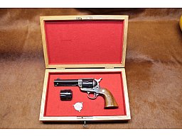 Original COLT SAA (Single Action Army), Gen. 2, Kal. .45 Colt & Wechseltrommel .45 ACP in Schatulle