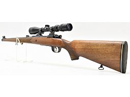 Hubertus Ganzschaft-Rep.-Büchse im Kaliber 6,5x57 mit ZF 3-9x42 Schwenkmontage