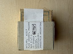 585 Patronen 7,65mm Argent. Mauser