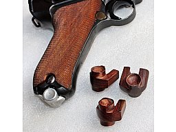 LUGER P.08 PARABELLUM MAGAZINBODEN aus HOLZ - NEU