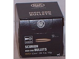 100St. RWS Geschosse .5,6mm(.224) - 46(3,0gramm) - MATCH JAGD - #214 57 82