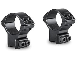 HAWKE - Match Ringmontagen Aluminium 30mm Mittelrohr für 9-11mm Prisma-Schiene Bauhöhe HOCH = 17mm