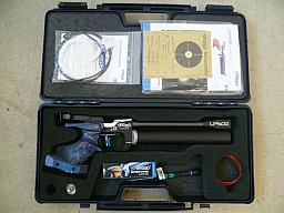 Matchluftpistole Walther LP 500 M Blue Angel