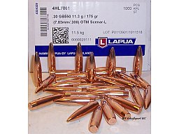 100St. LAPUA Geschosse .30(.308Dia.) - 175 - OTM SCENAR-L - #GB550
