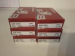 Sellier& Bellot 308 Win. 168gr. HPBT - 119 Schuß