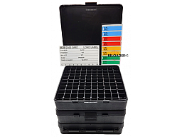 100er Patronenbox .45 .40 10mm MTM CASE-GARD P-100-45-40 schwarz mit Scharnier NEU