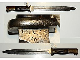 Bajonett 84/98, 3. Art (98k), ohne Scheide