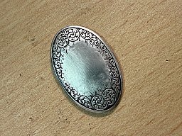 Pistolengriffkäppchen alt antik Silber