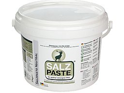 2kg Salzpaste - Wildlockmittel pastös / streichfähig mit Eimer | NEUTRALGeschmack Kirrung, Salzlecke