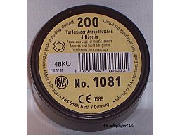 200St. RWS Vorderlader-Zündhütchen - 4-flügelig - No.1081 - #2105276