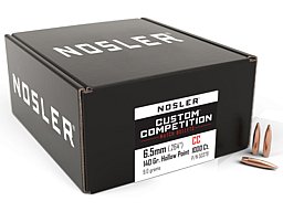 1000 Nosler Geschosse .264, 140 grain, Custom Competition, HPBT, NEU