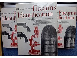 3 Bände " FIREARMS IDENTIFICATION "