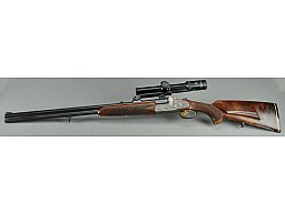 Drilling Scheiring Ferlach "Triumphbock" Kal. .308Win; 20/76; 5,6x50 Mag. incl. Zeiss ZF