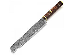 Custom Damascus Steel Chef Knife Damast Küchen Messer With WOOD Handle kostenloser versand
