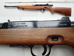 Halbautom. Landmann-Preetz Selbbstladebüchse im Kal. .22 Win Mag.