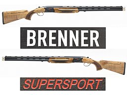 BRENNER BF20 " Supersport " Bockflinte / BDF Kal. 12/76 Mag. mit Wechselchokes, Einabzug & Ejektor