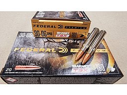 .30-06/180 grs. Federal Barnes TSX bleifrei 20 stk. No. P3006AE #