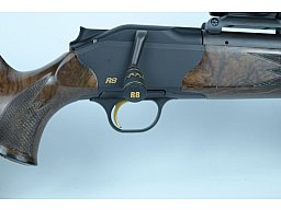 Taktische Kammergriffkugel Repetierkugel für Blaser R8 & R93 – Eichenlaub, Fischhaut & R8-Logo in Go