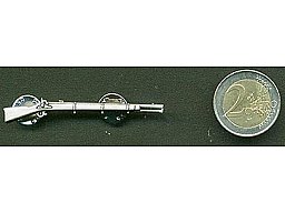 Vorderlader-Muskete als Metall-Anstecker