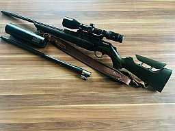 Merkel Helix Komplettpaket - .308 Win. + Wechsellauf .222 Rem. inkl. Verschlußkopf + Zeiss Victory