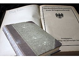 Die deutschen Dokumente zum Kriegsausbruch - Buch aus 1919