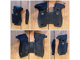 Pachmayr Griff / Mono-Grip aus Gummi mit Fingerrillen für SIG Sauer P226 inkl. Griffrücken
