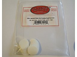 100 Schusspflaster von "Ox - Yoke" für .30 - .39 cal.