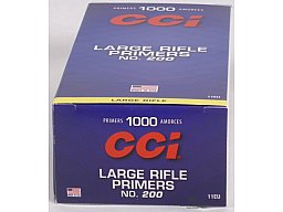 1000St. CCI Boxer-Zündhütchen - LARGE Rifle - #No. 200 -