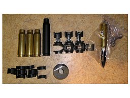 20mm BMK Schlüsselanhänger inkl- DEKO TOP ZUSTAND Flugabwehr / Messinghülse