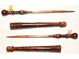 afrikanisches Stilett, 19cm lange 4-Kantklinge