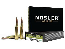 6,5x55/120grs. NOSLER 40015 E-TIP Bleifrei 20 Stk.