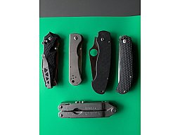 Hochwertiges Taschenmesser Kunvolut mit Spyderco,kershaw,SOG