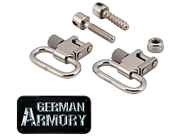 2X DIY Riemenbügelösen inkl. Riemenbügeln komplett Riemenbügelschrauben Rostfrei Stainless Edelstahl