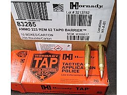 .223/62grs TAP Barrier SP Hornady No.83285 20 stk. Angebot. # SSZ Berka