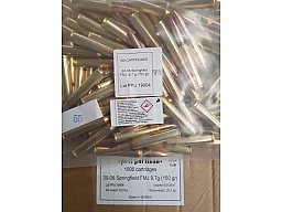30-06/150grs FMJ PPU Bulk 100 Stk. A-094 # SSZ Berka